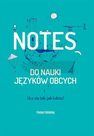 Notes do nauki języków obcych zielony
