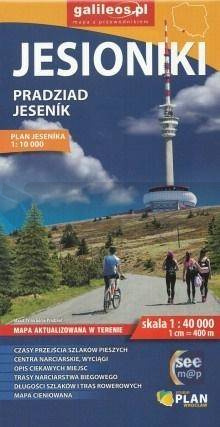 Mapa turystyczna - Jesioniki/Pradziad/Jesenik