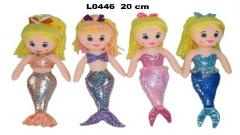 Lalka Syrenka 20cm MIX