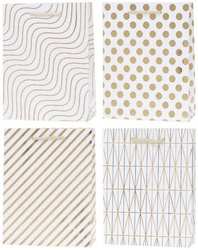 Torebka Lux 26x32x10cm hot-stamp mix ROZETTE