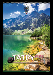 Kalendarz 2026 A3 ścienny jednostronny Tatry