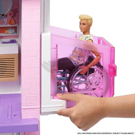 Lalka Barbie domek Dreamhouse willa z basenem GRG93