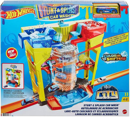 Hot Wheels Kaskaderska myjnia samochodowa GRW37