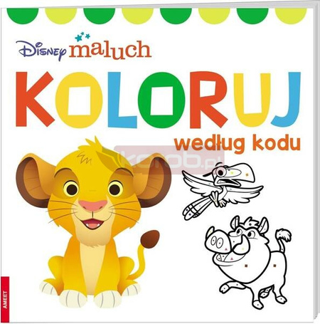 Disney Maluch. Koloruj według kodu