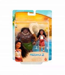 DISNEY MOANA VAIANA zestaw 2 małych lalek Vaiana i Maui JDD45