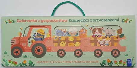 Książeczka z przyczepkami. Zwierzątka z...