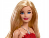 LALKA BARBIE 80-lecie Mattel lalka blondynka w czerwonej sukience JGD25