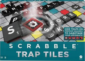 GRA SCRABBLE ORIGINAL PUŁAPKI wersja polska HMK73