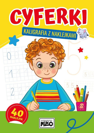 Cyferki - kaligrafia z naklejkami