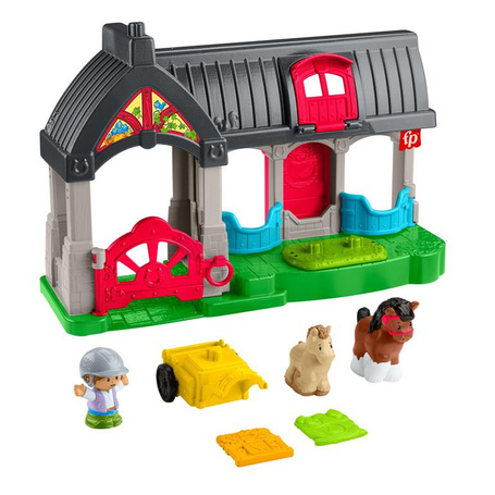 FISHER PRICE LITTLE PEOPLE MUZYCZNA STAJNIA interaktywna zabawka maluszka HWR84