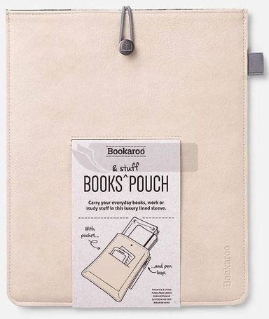 Bookaroo Books & Stuff - etui na książkę - kremowe
