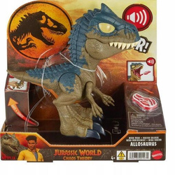 JURASSIC WORLD CHAOS THEORY DINOZAUR ALLOSAURUS figurka z dźwiękiem HVB45