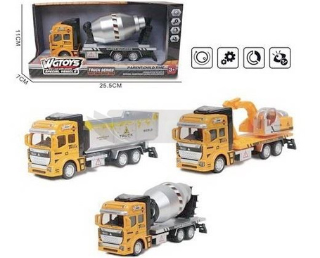 Auto budowlane z napędem mix