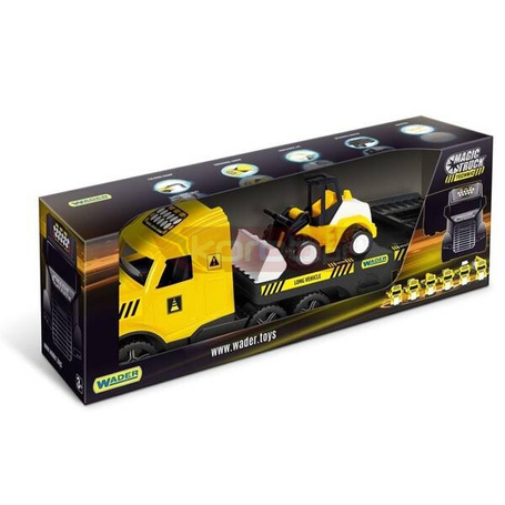 Magic Truck Technic Laweta ze spychaczem