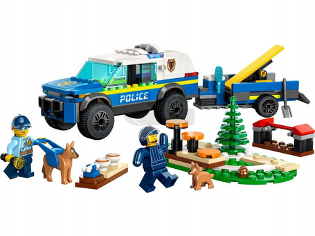 LEGO CITY 60369 SZKOLENIE PSÓW POLICYJNYCH W TERENIE zestaw klocków