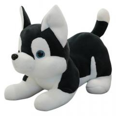 Maskotka przytulanka Husky czarno biały 30cm