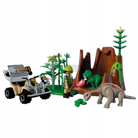 PLAYMOBIL DINOS 72069 Kryjówka dinozaurów , zestaw dla dzieci +4 lata