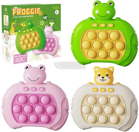 Gra pop it quick push żaba pies