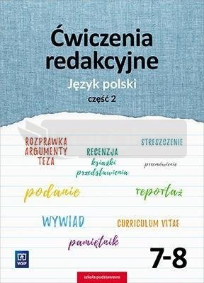 J.Polski SP 7-8 Ćwiczenia redakcyjne cz.2 WSiP
