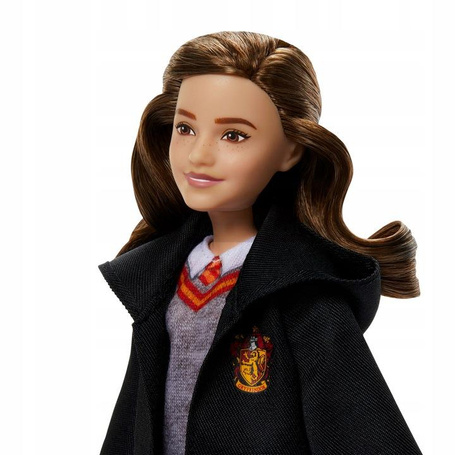 HARRY POTTER LALKA Hermiona Granger w mundurku Hogwartu + akcesoria JGM19