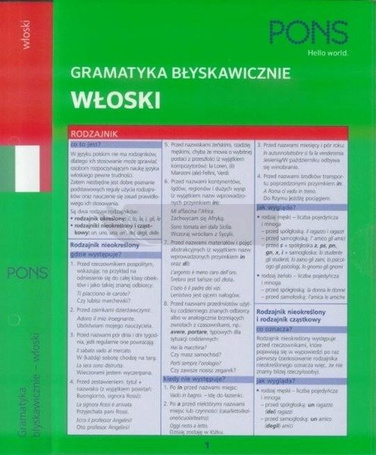 Gramatyka błyskawicznie. Włoski PONS