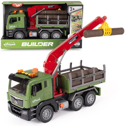 Ciężarówka z HDS do drewna ze światłem i dźwiękiem