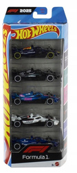 F1 FORMUŁA 1 HOT WHEELS PIĘCIOPAK ZESTAW 5 AUT bolidów Race Team 2025 JLN11