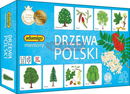 Gra Memory - Drzewa Polski