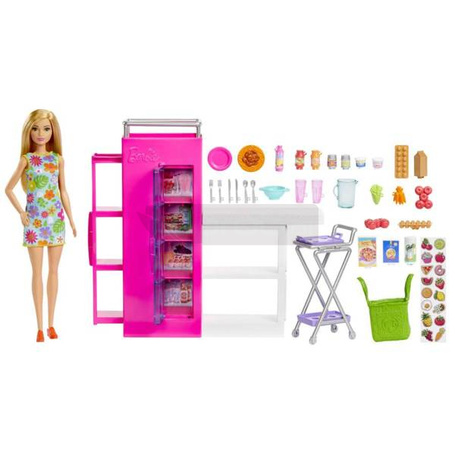 Lalka Barbie i najlepszy zestaw ze spiżarnią HJV38