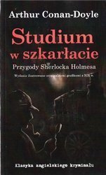 Studium w szkarłacie w. ilust. grafikami z XIX w