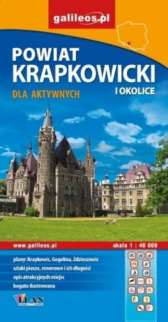 Mapa dla aktywnych - Powiat Krapkowicki 1:40 000