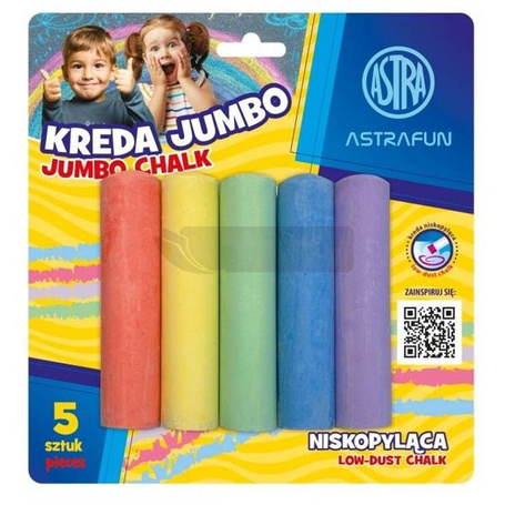 Kreda Jumbo Fun 5szt ASTRA