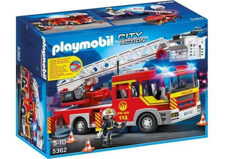 PLAYMOBIL 5362 Samochód strażacki z drabiną, światłem i dźwiękiem