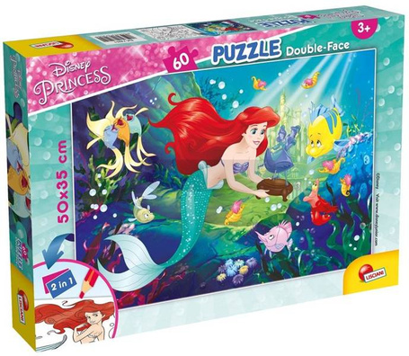 Puzzle dwustronne 60 Mała Syrenka