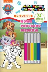Psi Patrol. Numerkowe kolorowanki. Nowe przygody..