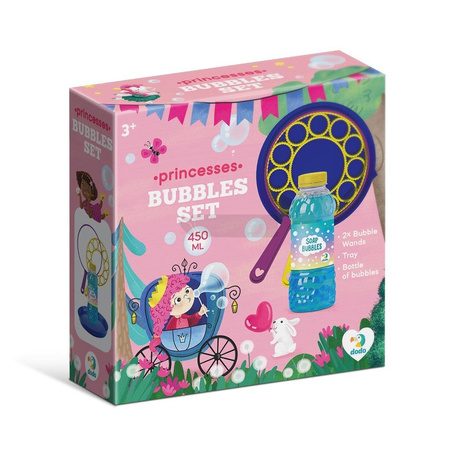 Mega Zestaw Bańki Mydlane Księżniczki płyn 450ml