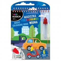 Magiczna wielorazowa kolorowanka wodna O Pojazdy
