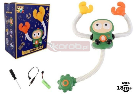 Prysznic robot zielony na akumulator