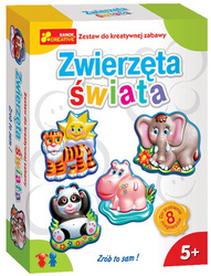 Magnesy na lodówkę - Zwierzęta świata
