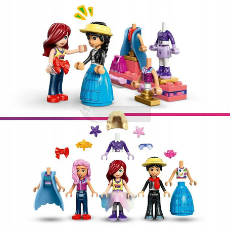 KLOCKI LEGO FRIENDS 42685 Pokaz mody w mieście Heartlake, zestaw klocków +7