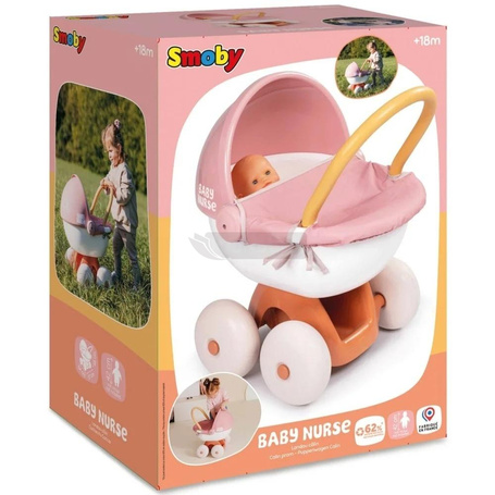 Smoby Baby Nurse Wózek z daszkiem
