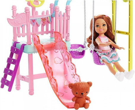 Lalka Barbie Chelsea Huśtawka FXG84