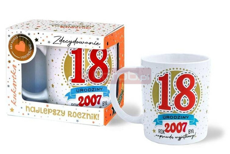 Kubek Premium Urodziny 18