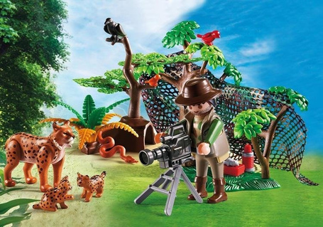 PLAYMOBIL 5561 Rodzina rysiów z kamerzystą