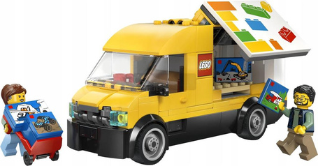 LEGO CITY 60500 Furgonetka LEGO, zestaw klocków dla dzieci +6 lat