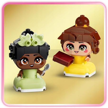KLOCKI LEGO DISNEY 43291 Mała Bella i Tiana z zamkiem, zestaw +5 lat