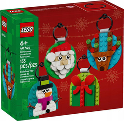 LEGO 40744 Kolekcja ozdób świątecznych, zestaw dla dzieci +6 lat