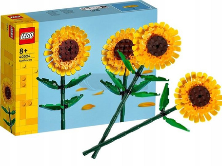 KLOCKI LEGO KWIATY OKOLICZNOŚCIOWE 40524 SŁONECZNIKI kwiatki bukiet prezent
