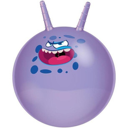 Piłka do skakania z rogami fioletowa 45cm
