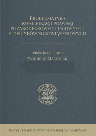 Problematyka kwalifikacji prawnej...